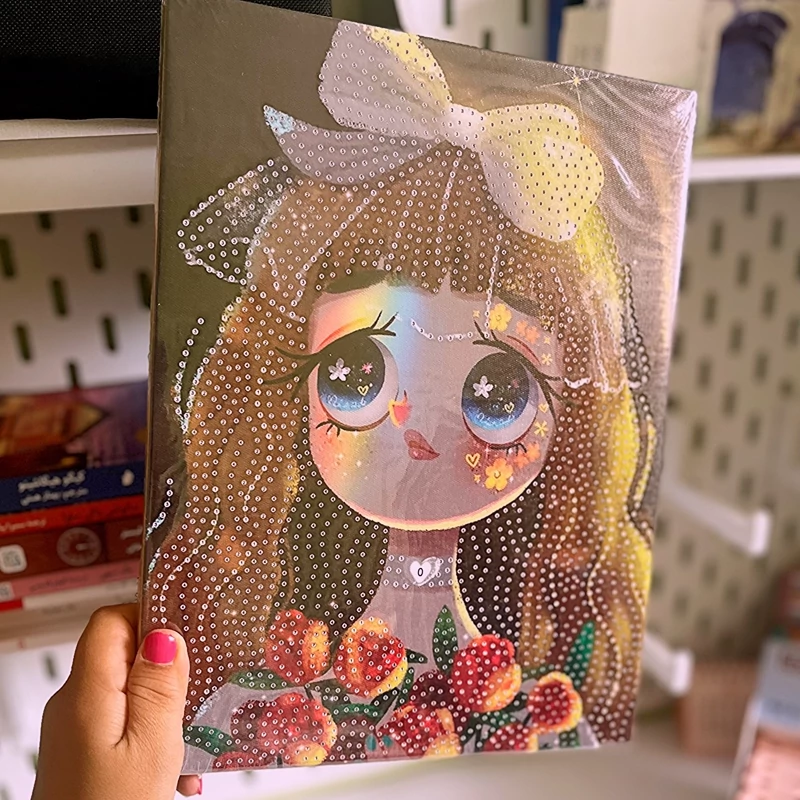 بوم نقاشی الماسی بزرگسال طرح 7