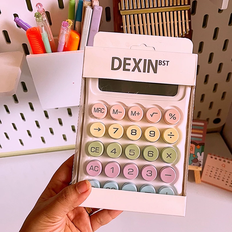 ماشین حساب دکمه درشت تق تقی برند دکسین